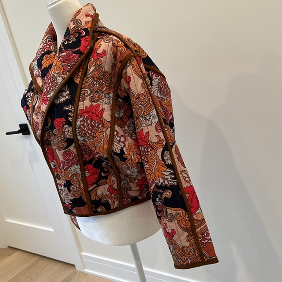 Mother The Big Time Bound Jacket in Flowrrs in Her Hair size small - Picture 4 of 12